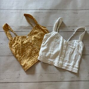 Two Abercrombie Crop Tops
